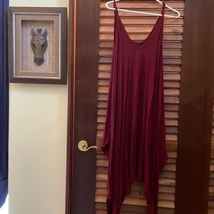 Harem Jumpsuit in Wine